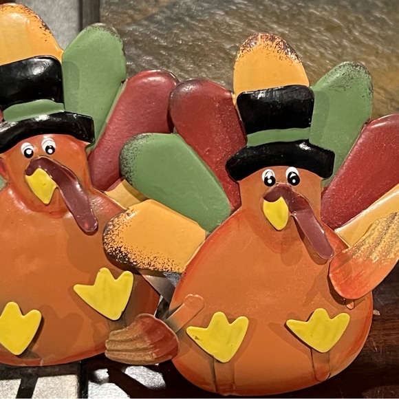 Brand new Thanksgiving turkey ring napkin holders. - Picture 2 of 2